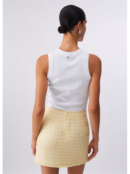 Top con applicazioni LIU JO | WA6490J4822/P9369